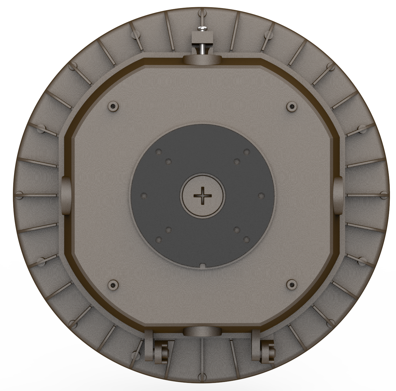 60/80/100W LED Round Bronze Canopy Light