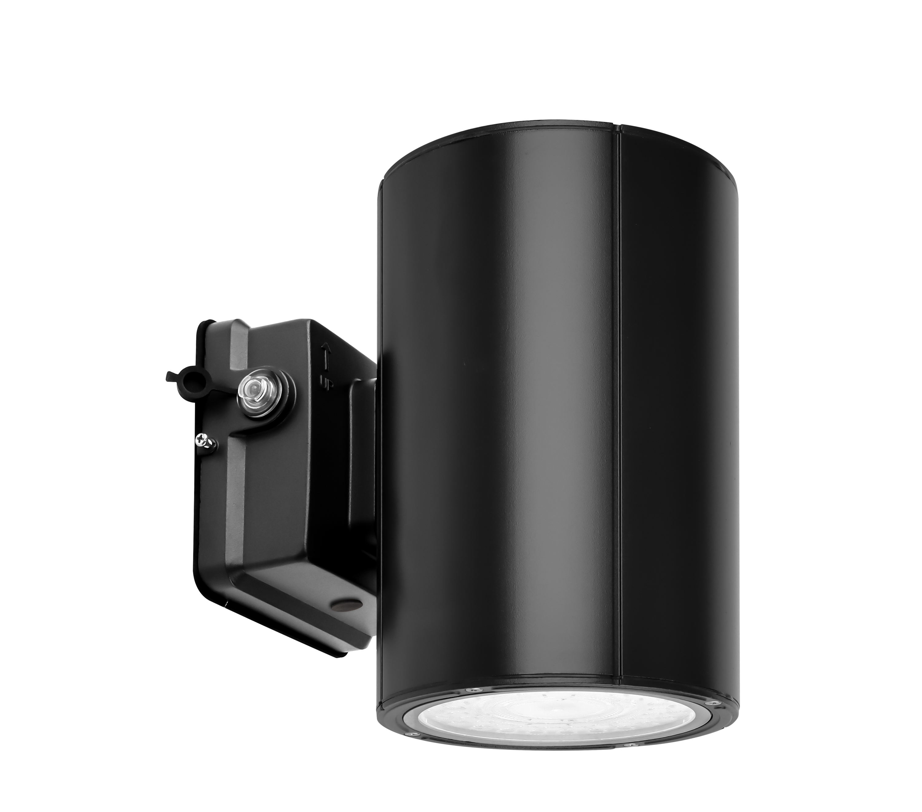 Wall Mounted Up/Down Cylinder 38W Black