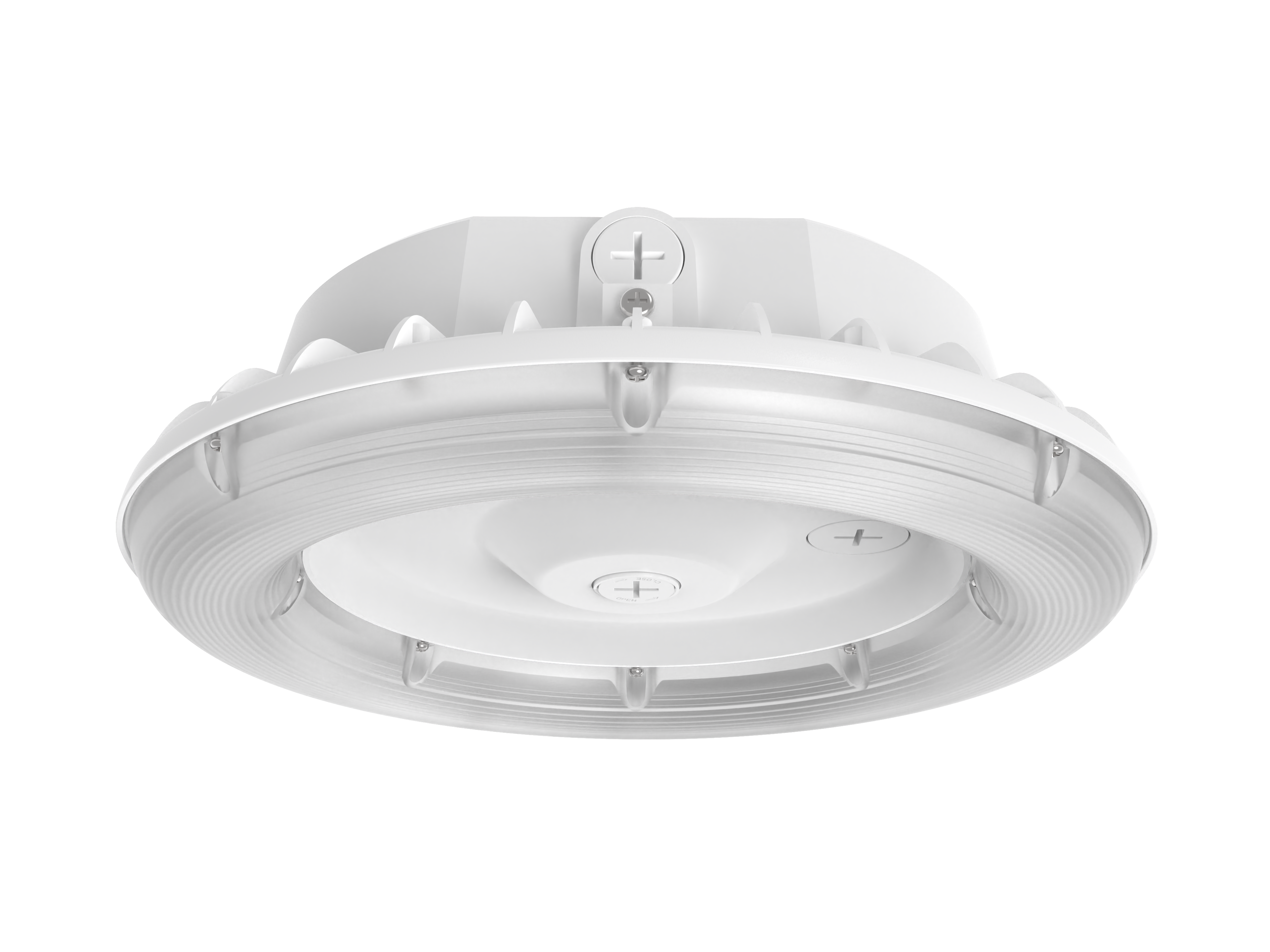 60/80/100W LED Round White Canopy Light