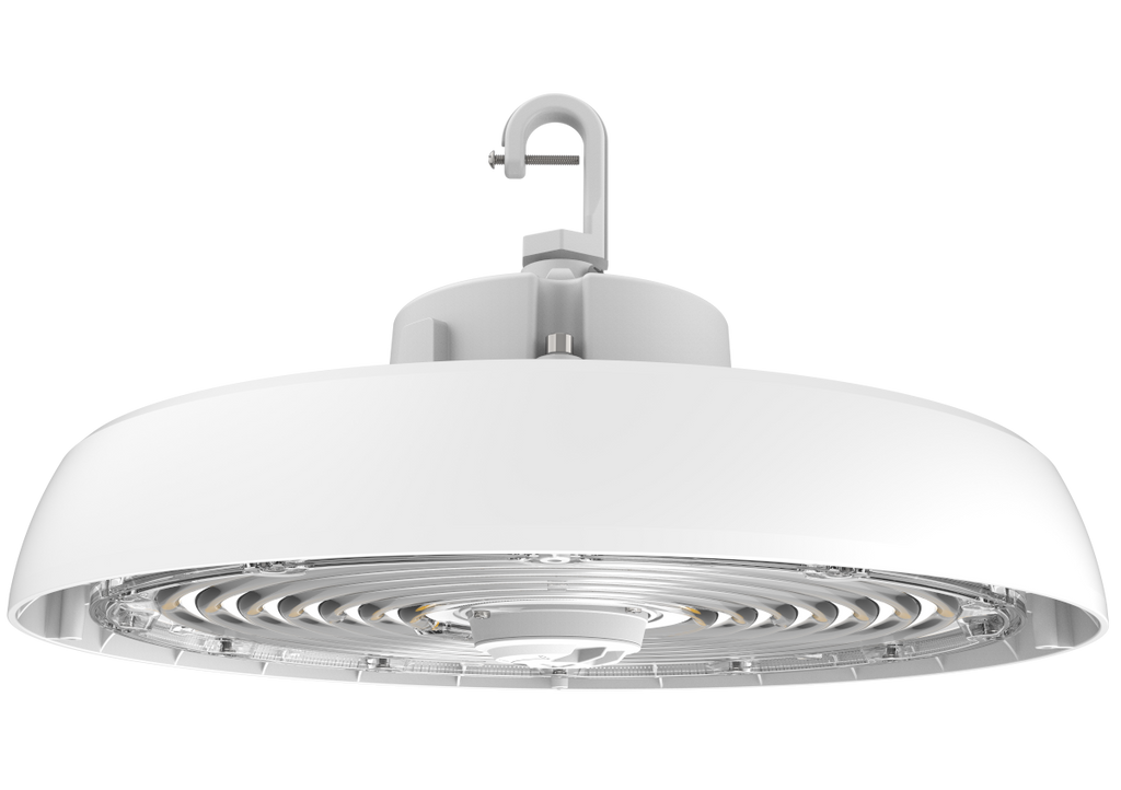 150W LED 8th Generation Round High Bay Fixture White Finish American