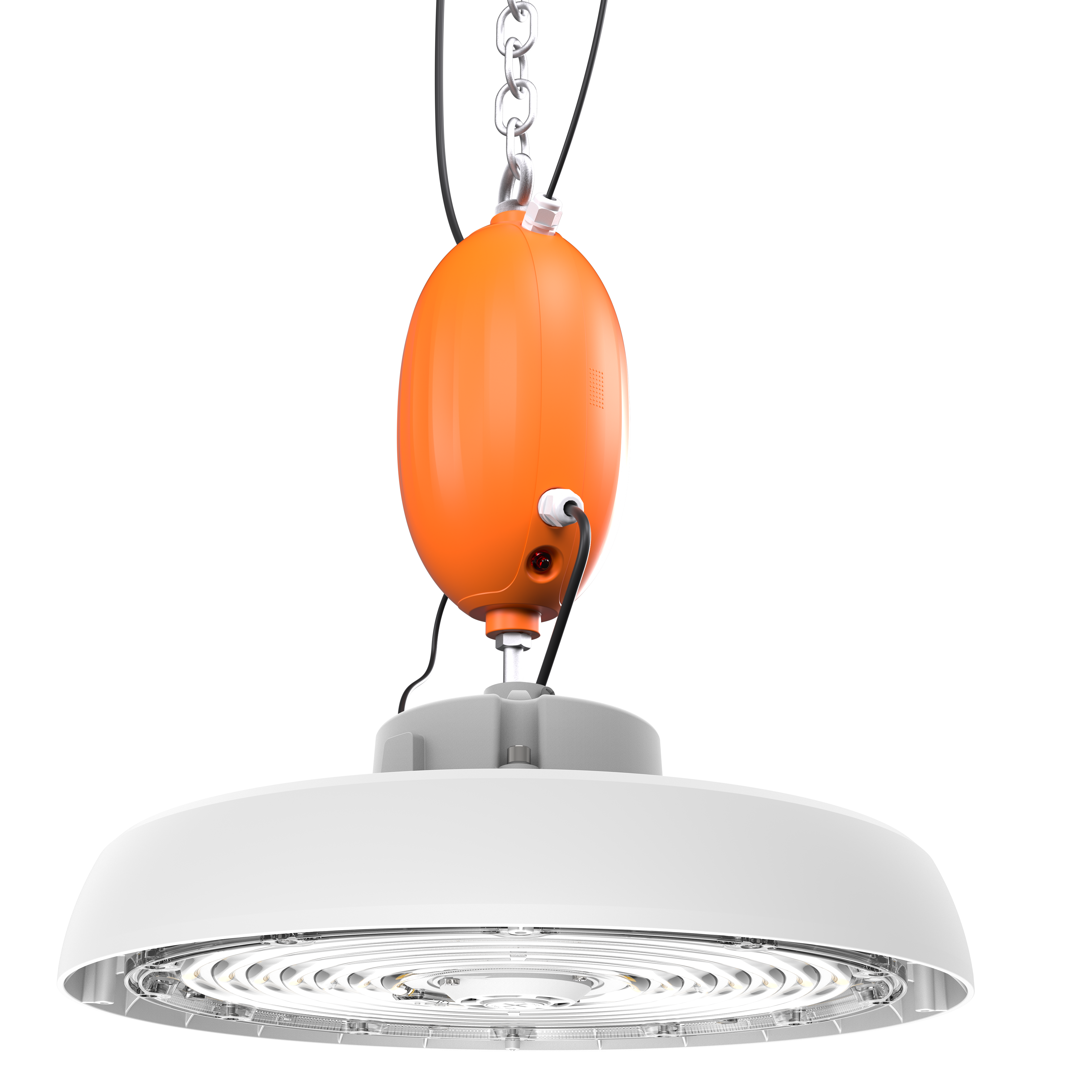 white UFO LED high bay