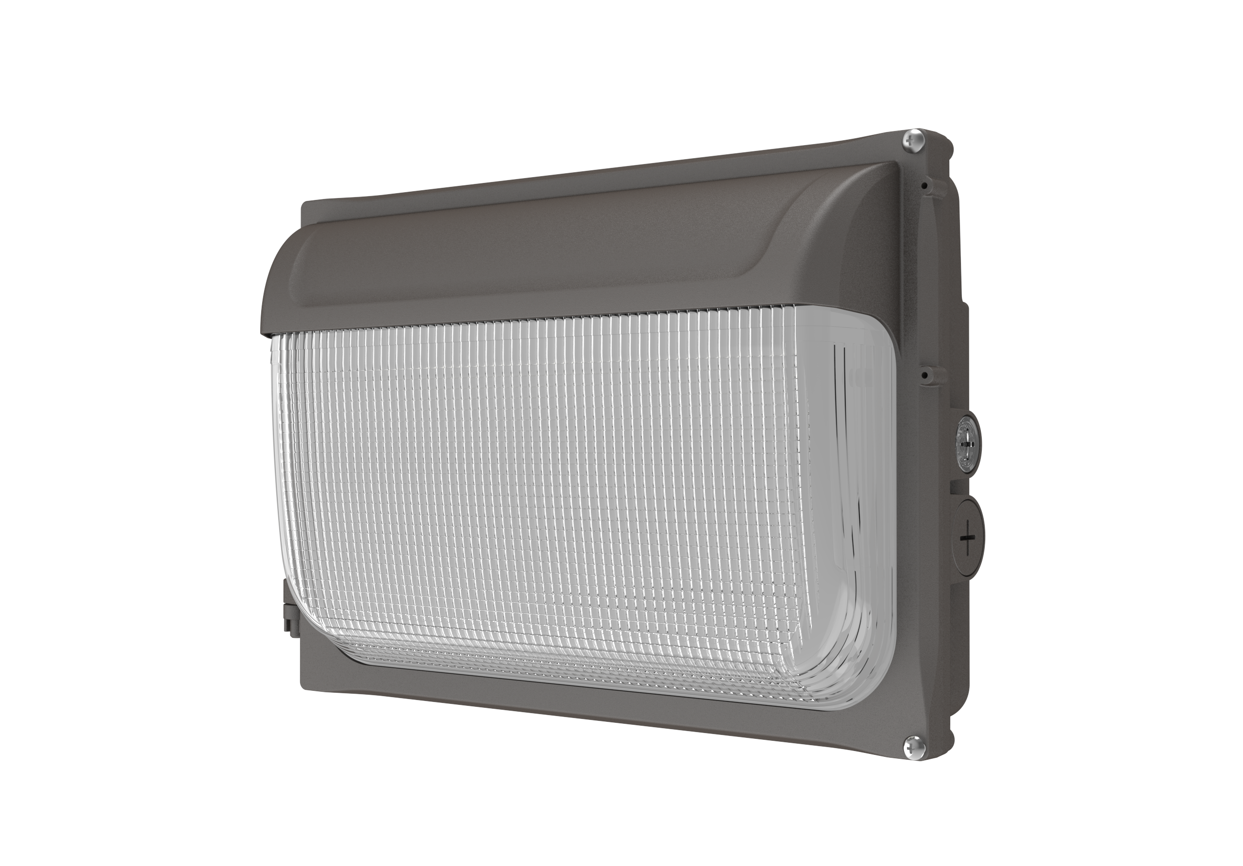 80/100/120W POWER & COLOR SELECTABLE LOW PROFILE WALL PACK W/PHOTOCELL