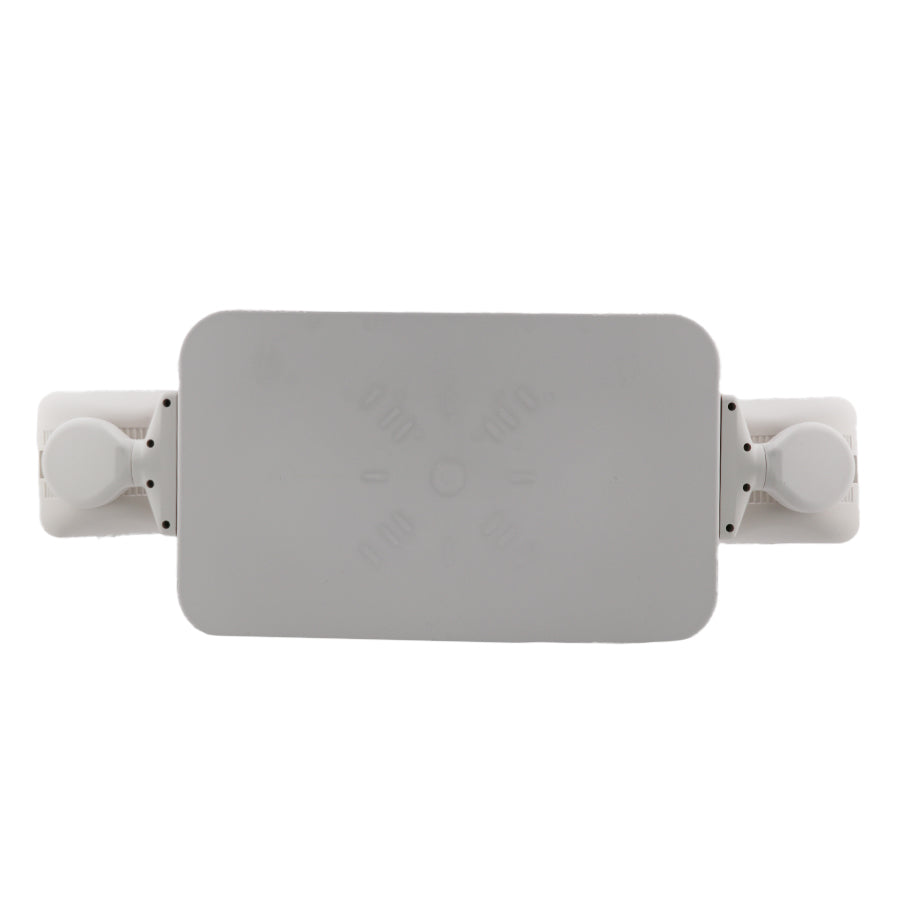 Standard Exit Light Combo — Red Letters & White Housing