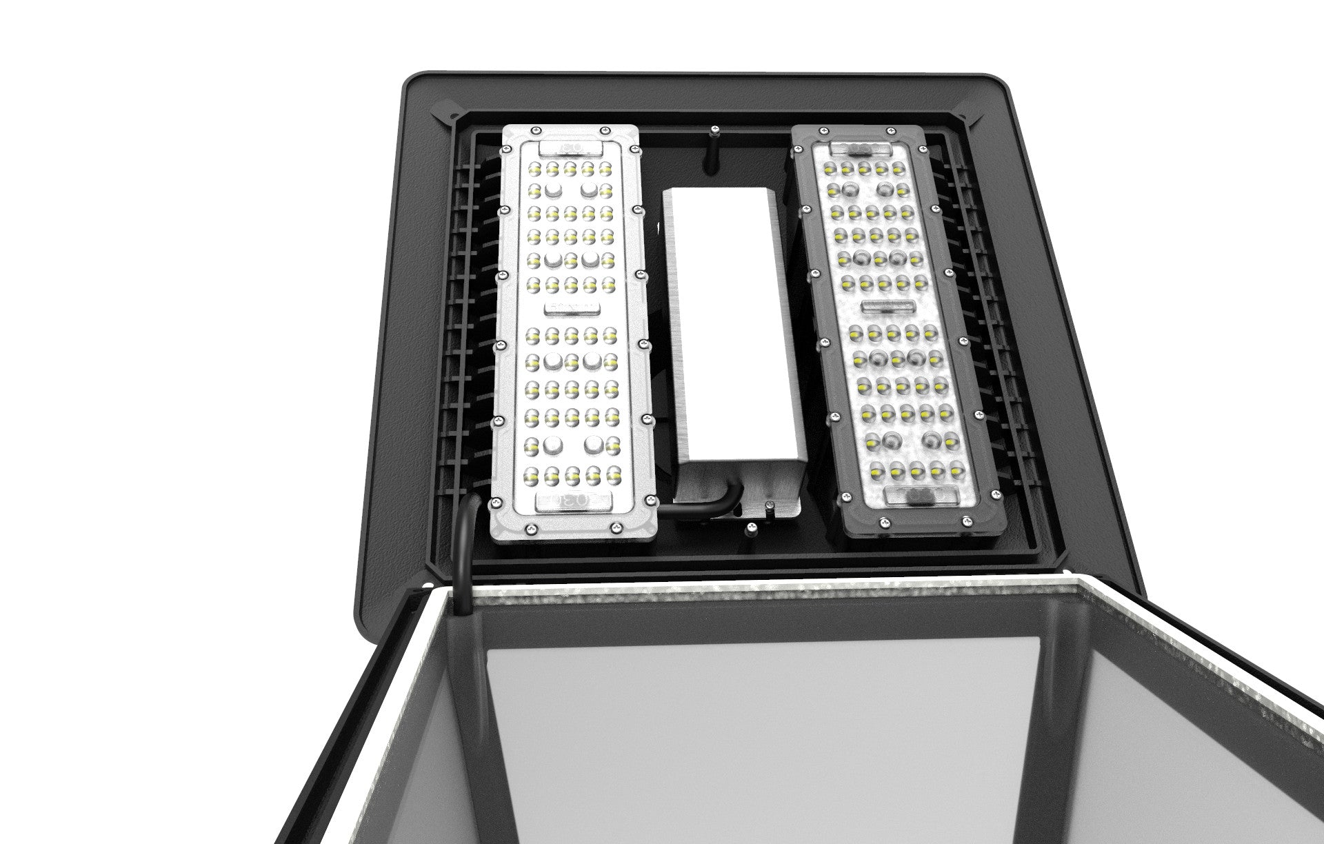 60/80/100W Post Top Lantern Power and Color Selectable W/Photocell