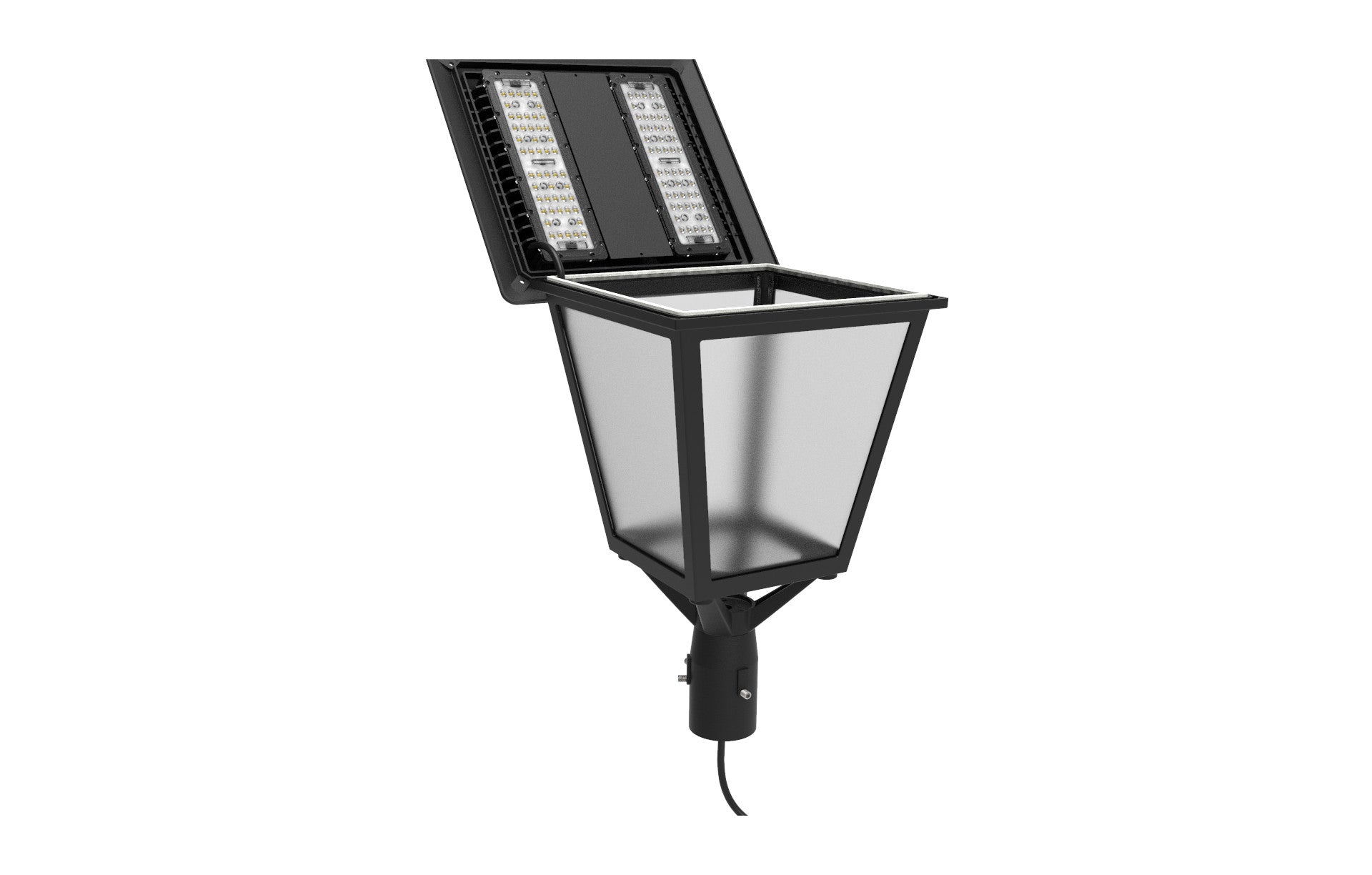 60/80/100W Post Top Lantern Power and Color Selectable