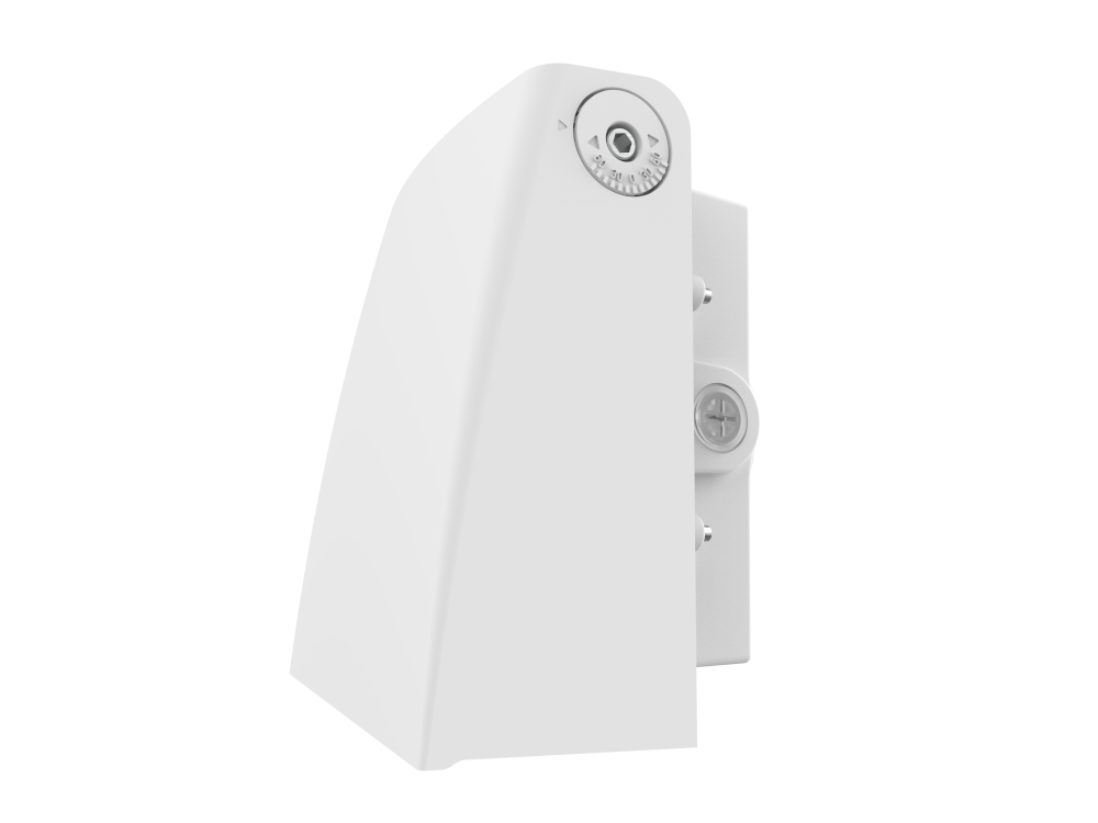 20/30/40W CCT WHITE ARCHITECTURAL 90° ROTATING WALL PACK w/Photocell