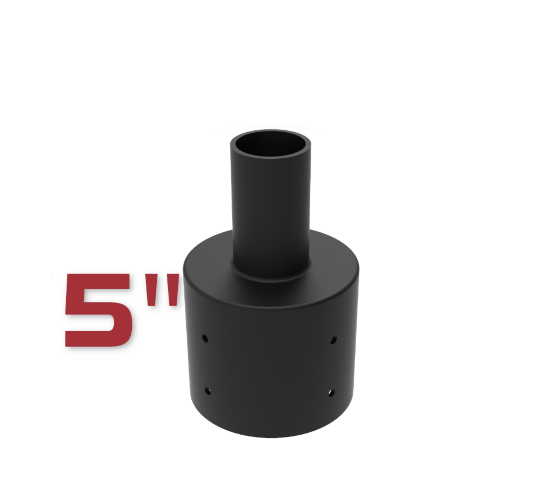 5 Inch Round Straight Tenon Reducer