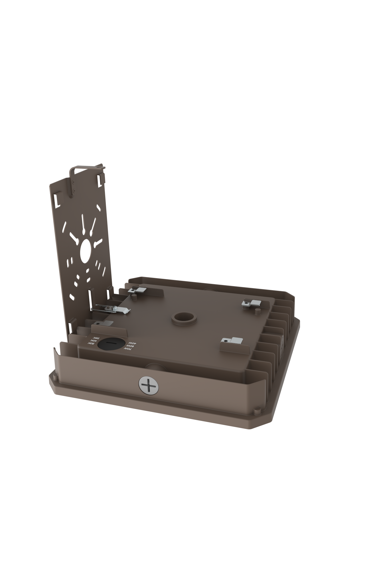 60/80/100W LED Square Canopy Light Bronze