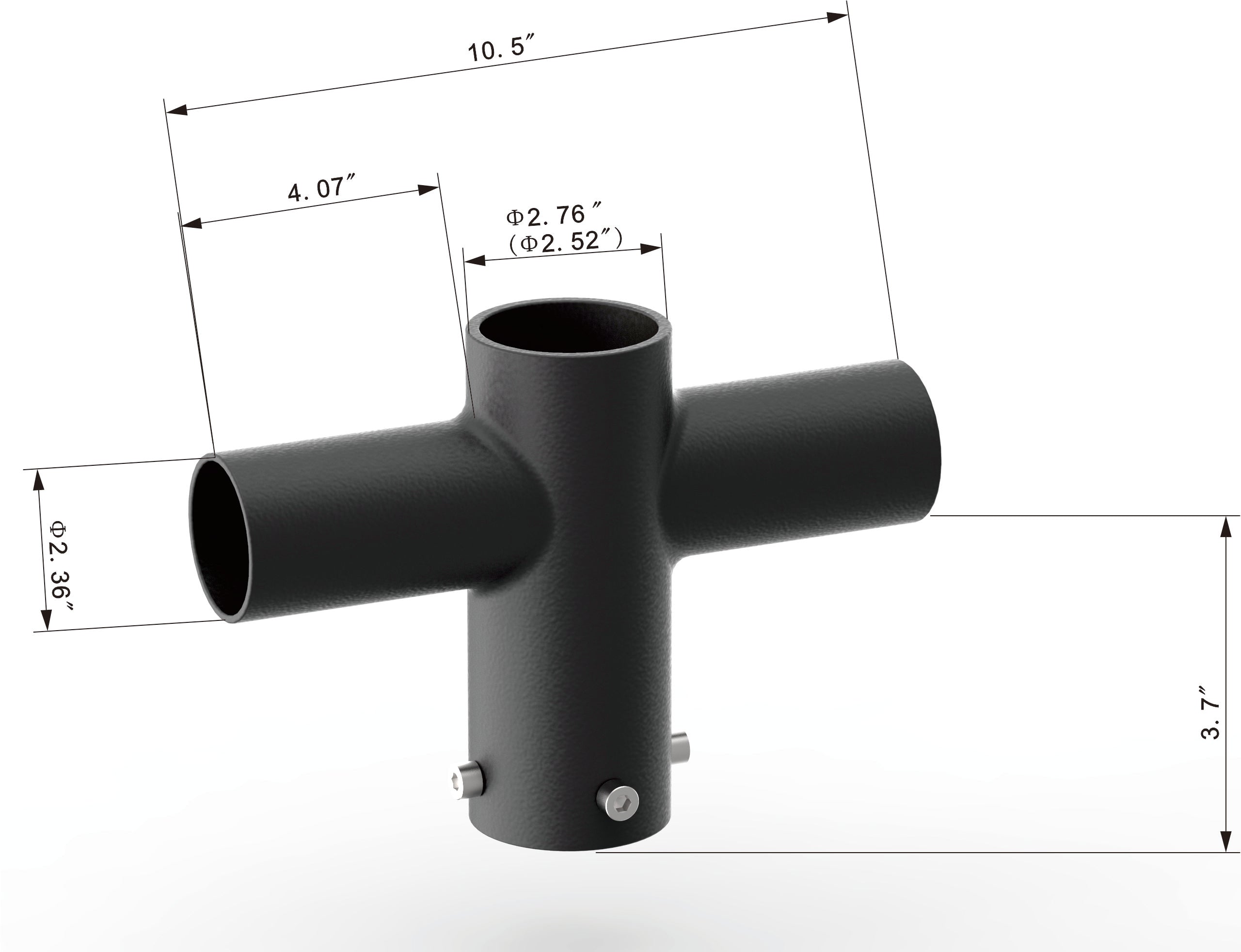 180 degree LED spoke mount