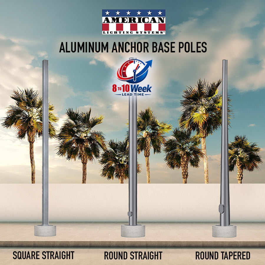 Aluminum Anchor Base Poles