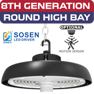 8th Generation 140lm/w Round High Bay