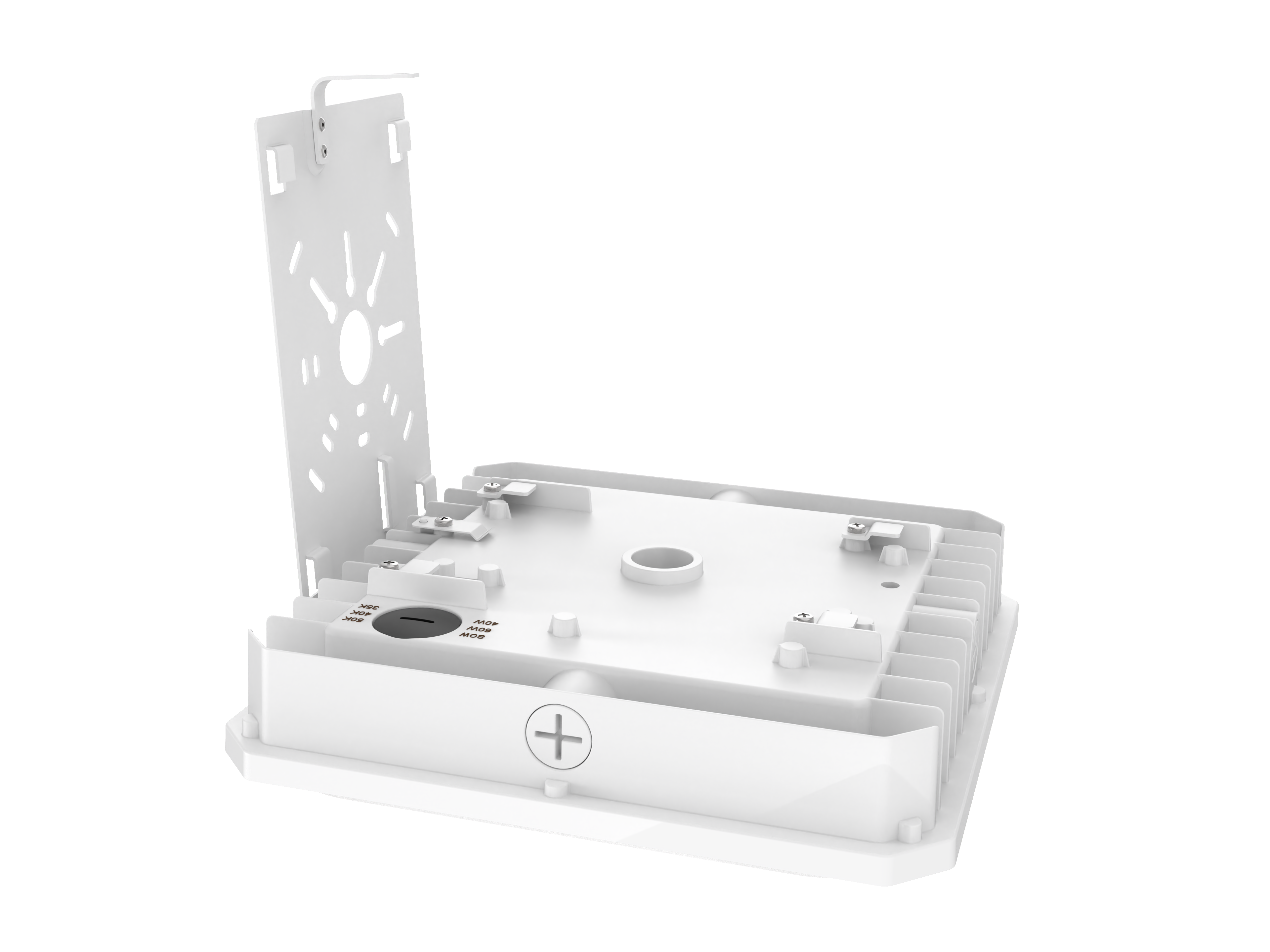 60/80/100W LED Square Canopy Light White
