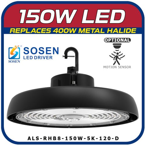 150W Round High Bay Fixture