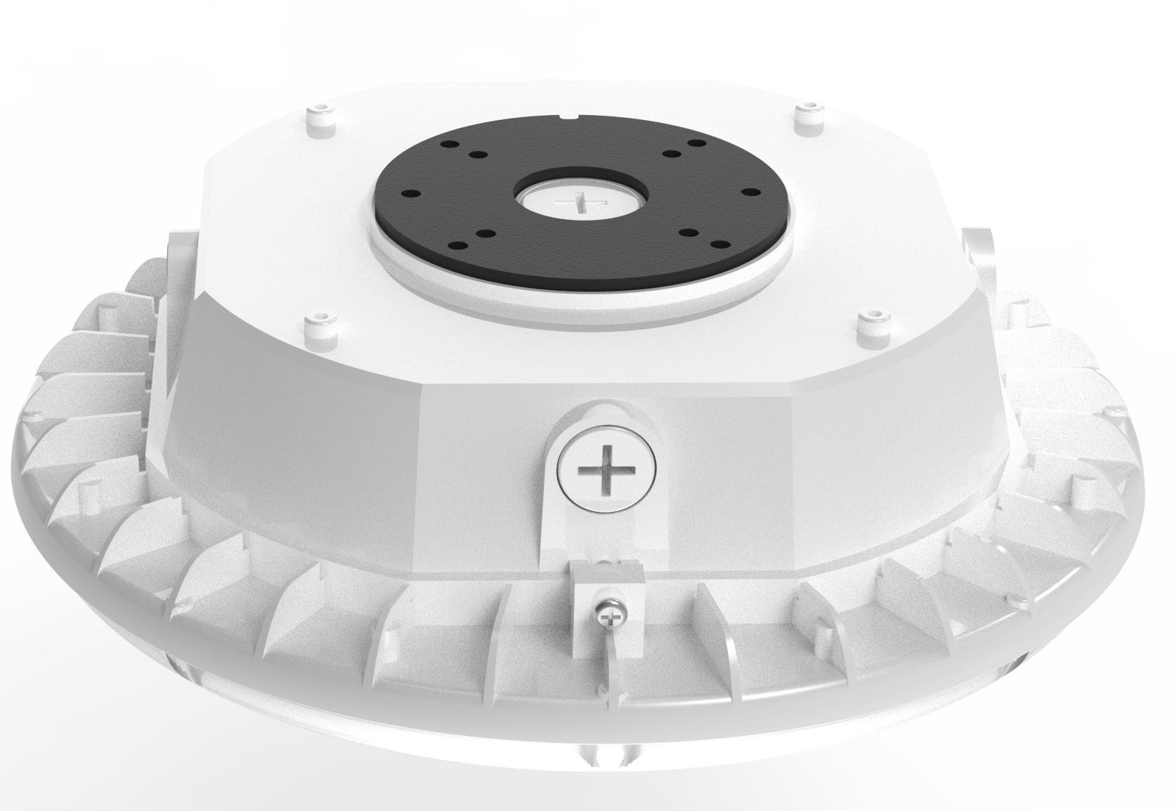 60/80/100W LED Round White Canopy Light