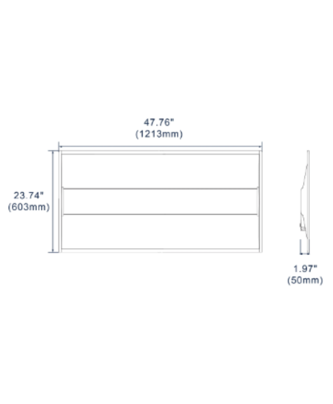 2x4 LED Troffer Light 72W – Wattage & 5CCT Selectable
