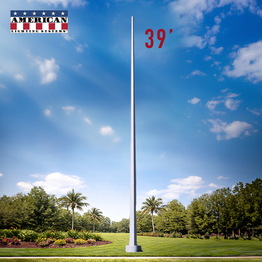 39 Foot Tapered Square Steel Anchor Base 11 Gauge