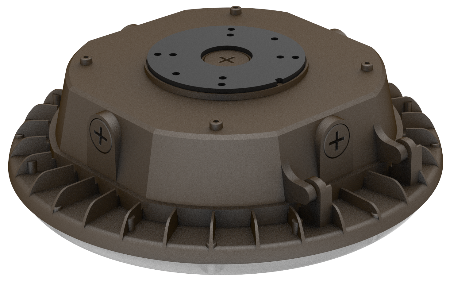 60/80/100W LED Round Bronze Canopy Light