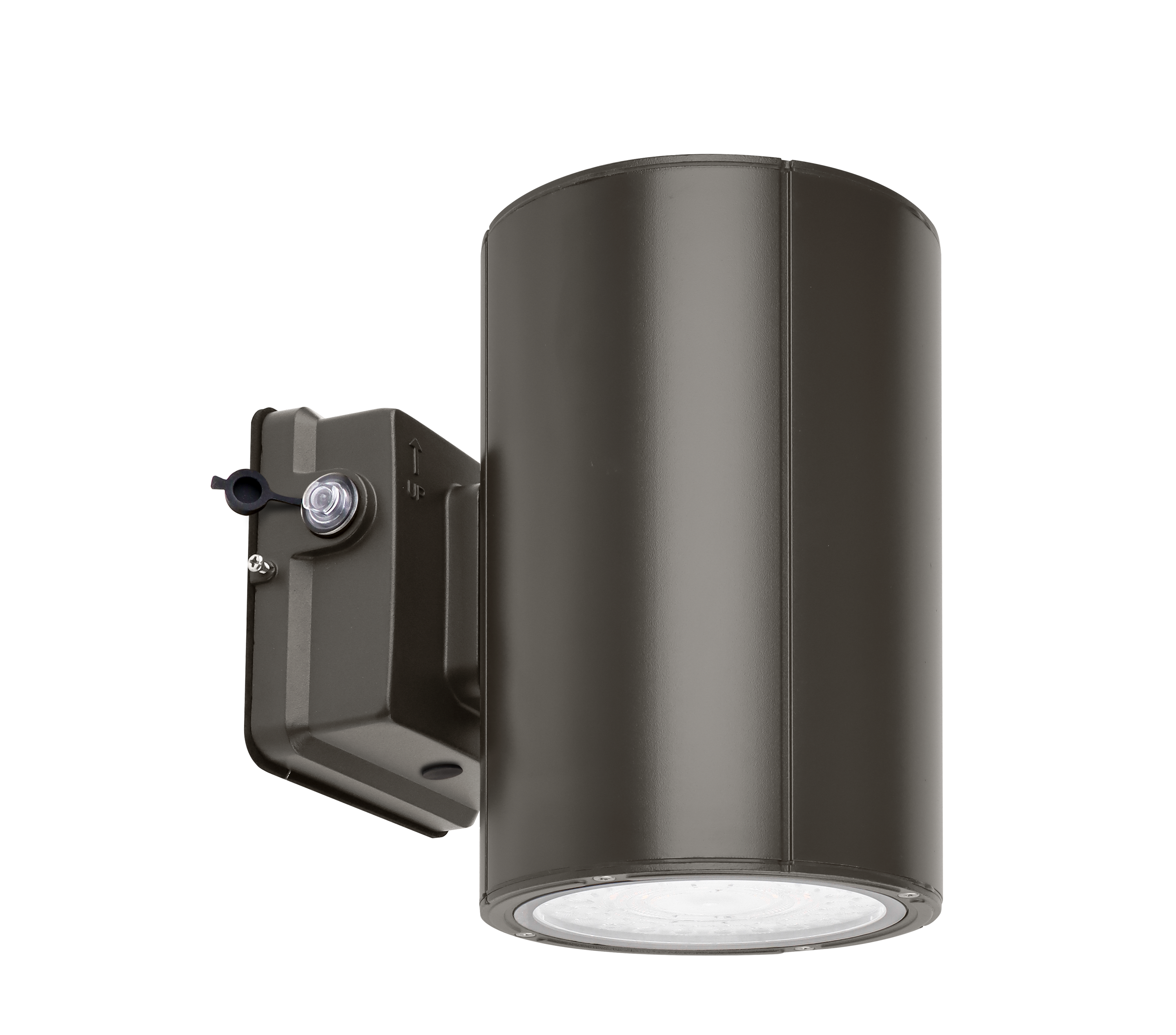 Wall Mounted Up/Down Cylinder 38W Bronze