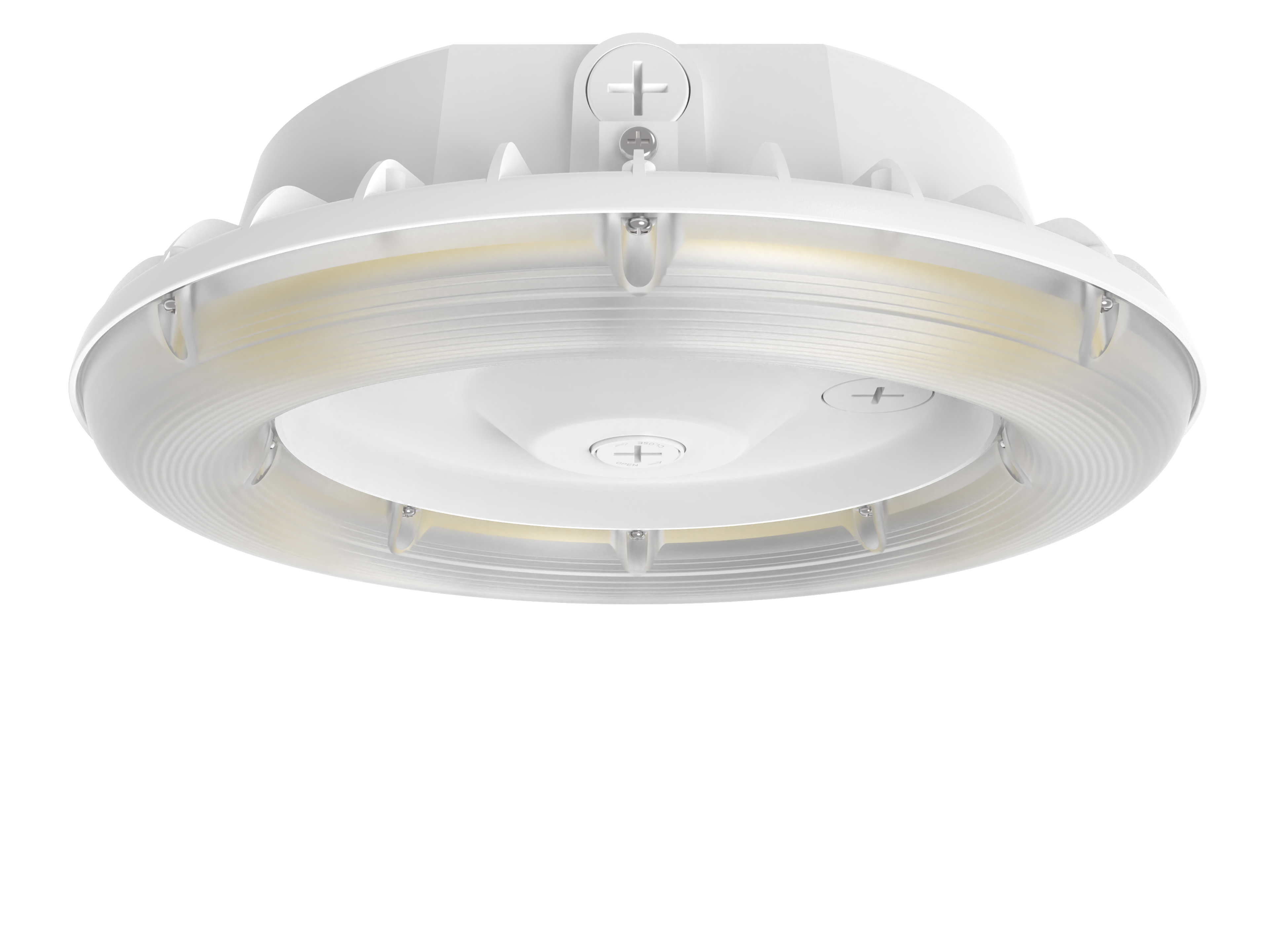 60/80/100W LED Round White Canopy Light