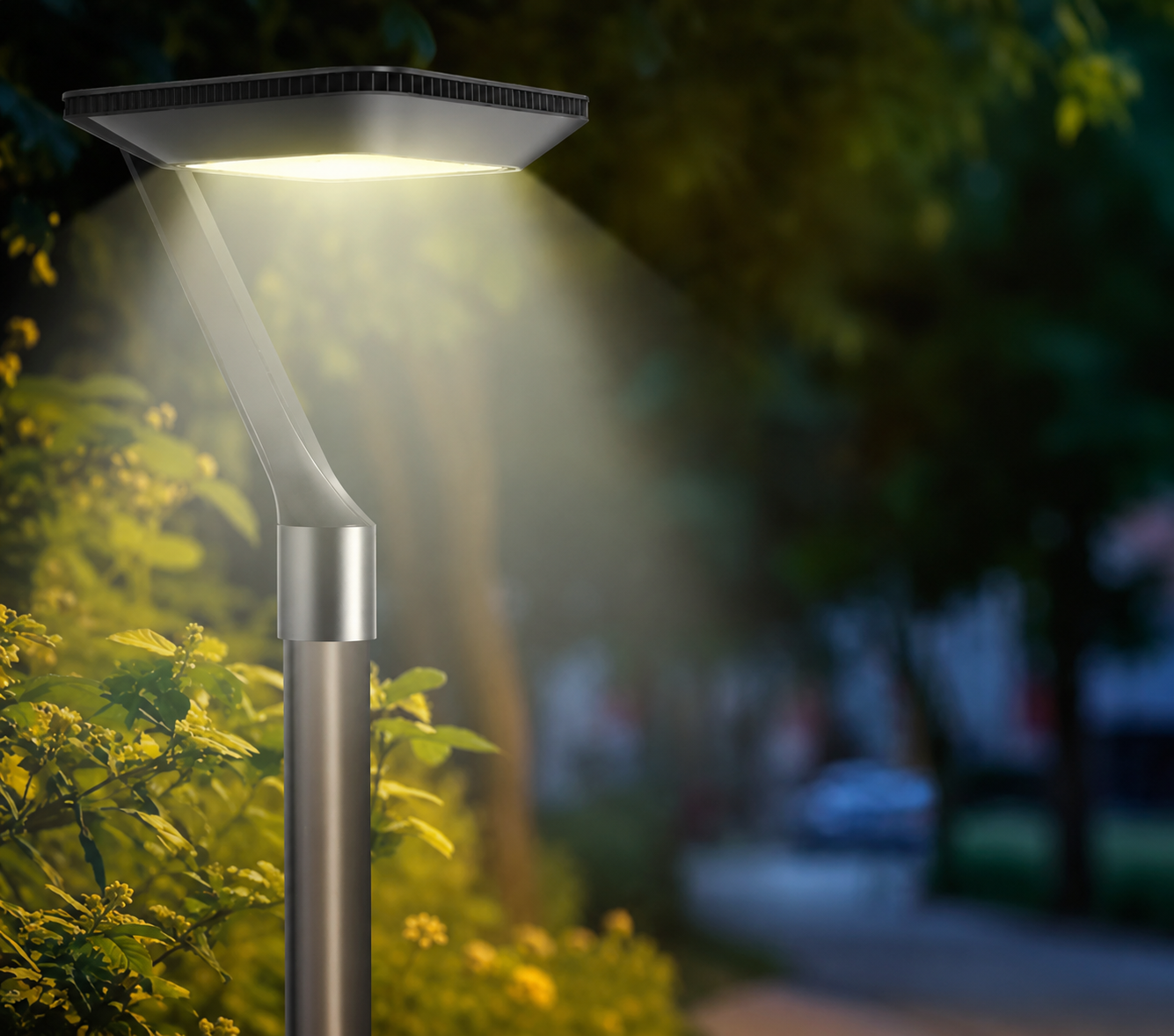 50W LED Post Top Fixture