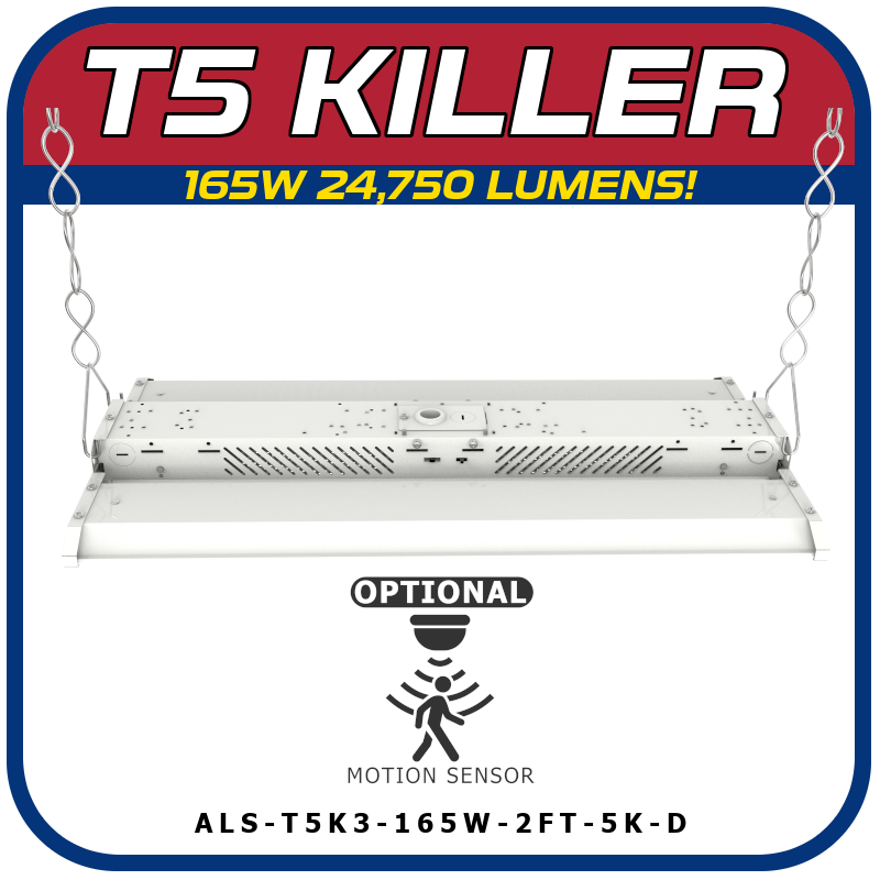 165W LED - T5 Killer 3rd Gen Linear High Bay Fixture