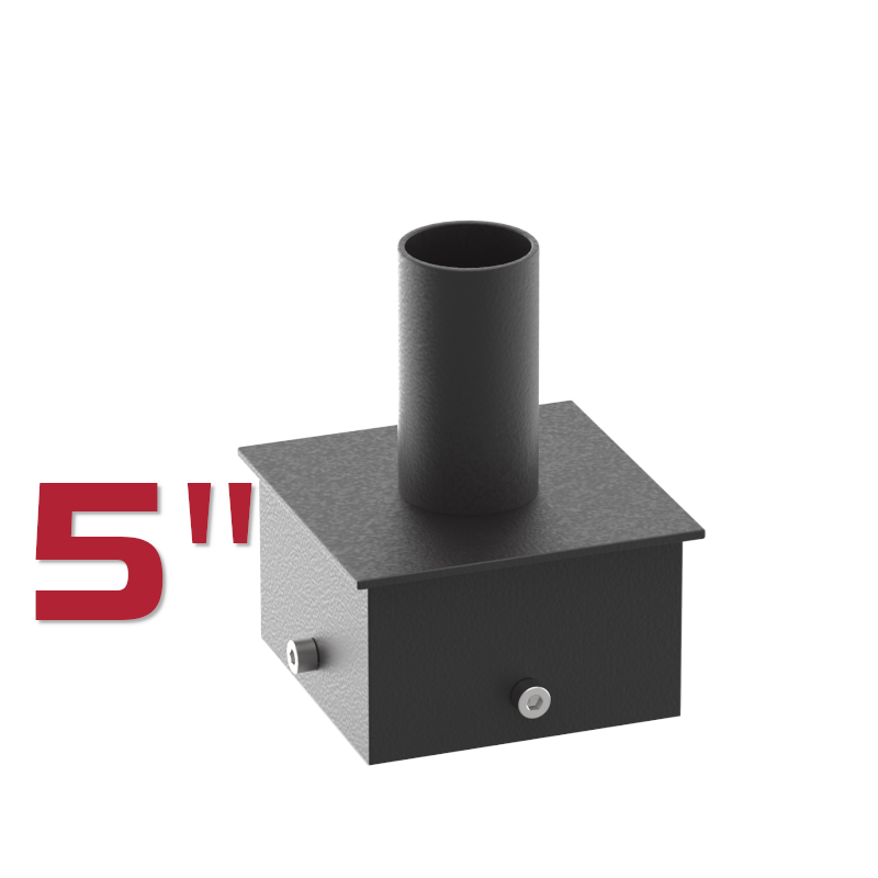 5 Inch Square Tenon Reducer with flange