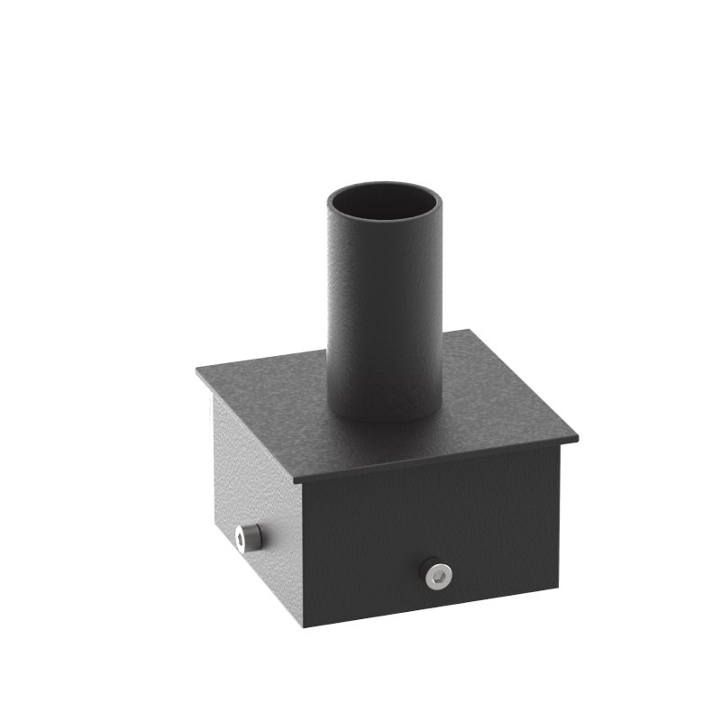 5 Inch Square Tenon Reducer with flange