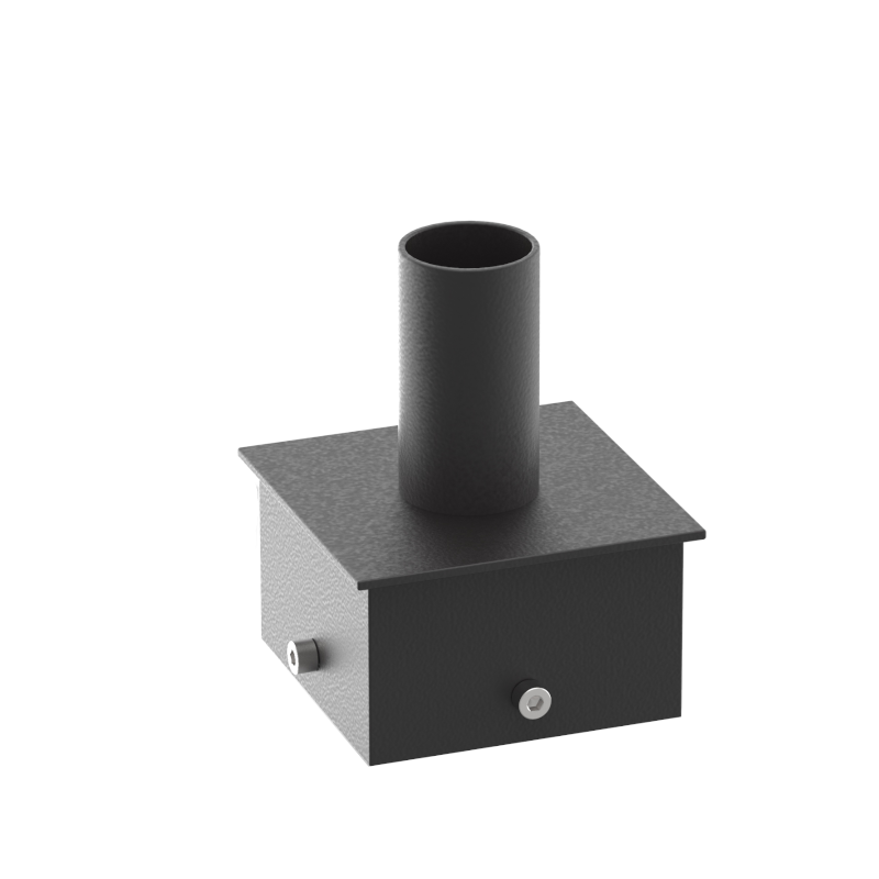 6 Inch Square Tenon Reducer with Flange