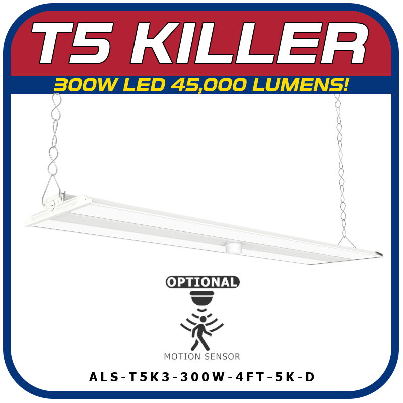 300W LED - T5 Killer 3rd Gen Linear High Bay Fixture