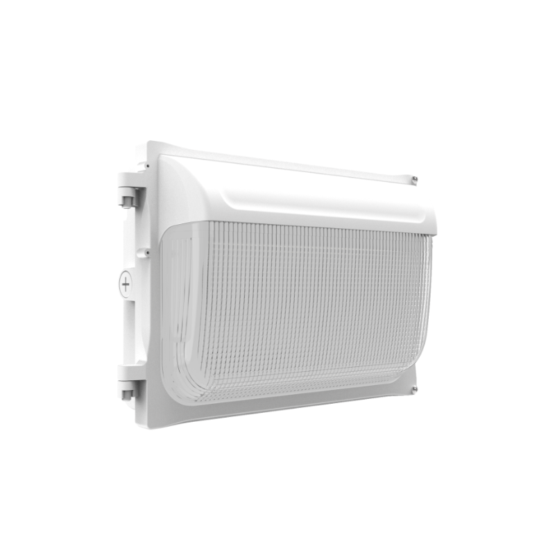 White 30/40/60W POWER & COLOR SELECTABLE WALL PACK W/PHOTOCELL