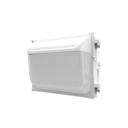 White 80/100/120W POWER & COLOR SELECTABLE WALL PACK W/PHOTOCELL