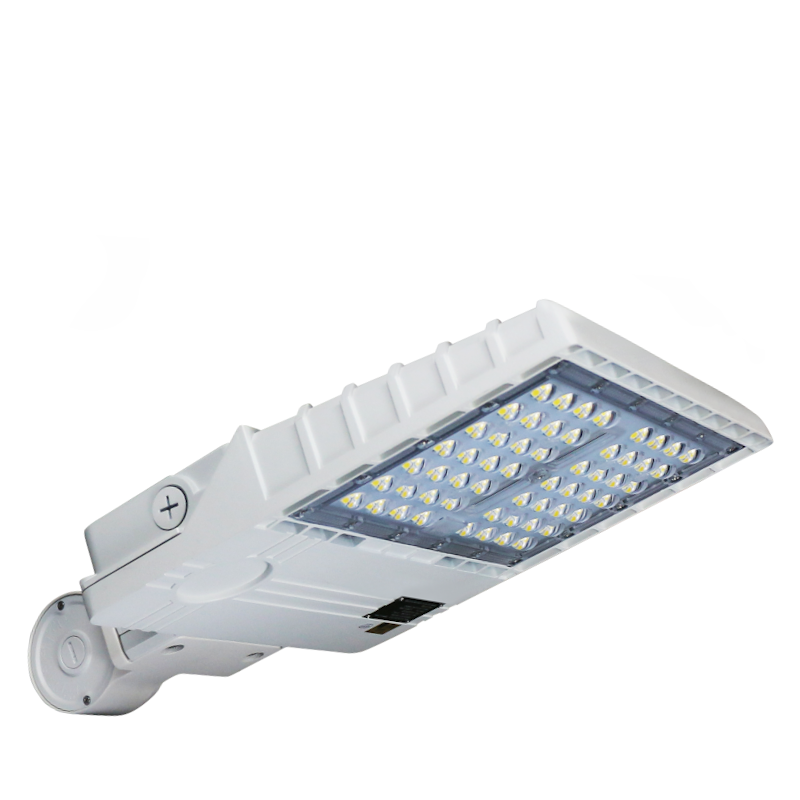 White outdoor LED area light 