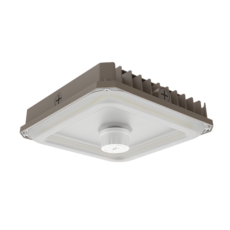 60/80/100W LED Square Canopy Light Bronze