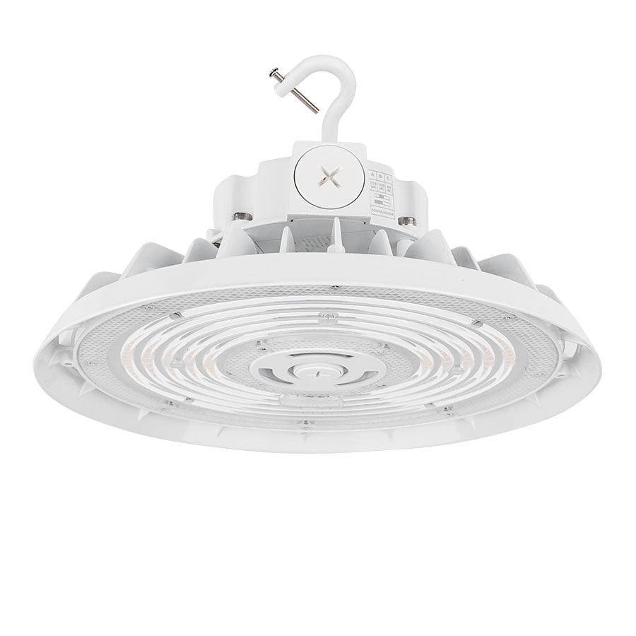 White LED Round High Bay 200W/150W/100W, 4K/5K Selectable