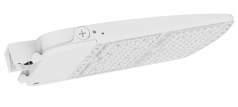 200/240/300W & 3/4/5K Selectable Area Light Parking Lot Fixture White Finish