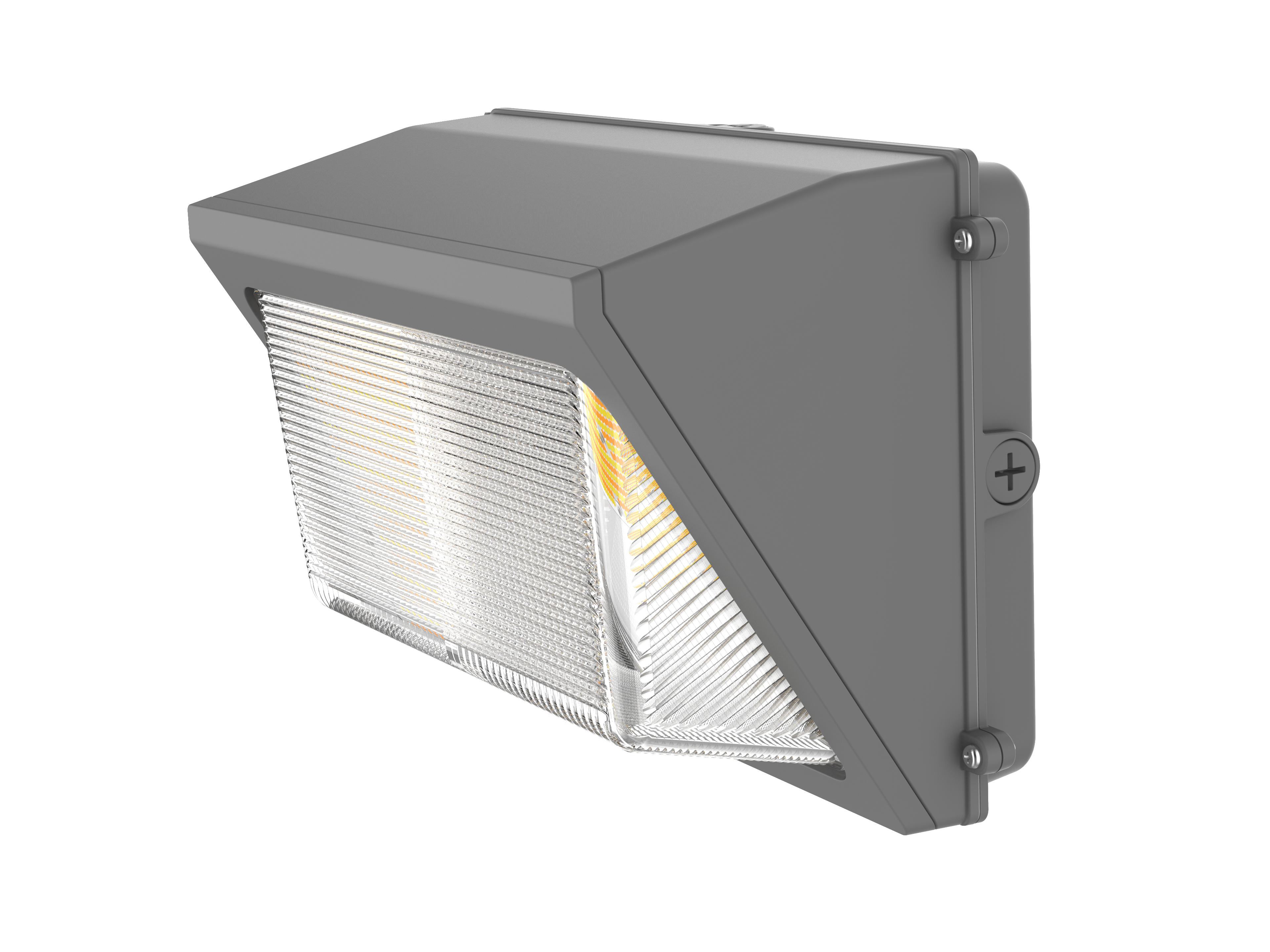 40/60/80W POWER & COLOR SELECTABLE WALL PACK w/Photocell