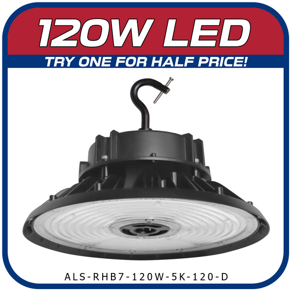 120W LED 7th Generation Round High Bay Fixture