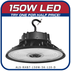 150W LED 7th Generation Round High Bay Fixture
