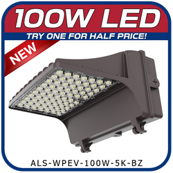 100W LED Evolution Series Full Cut Wall Pack