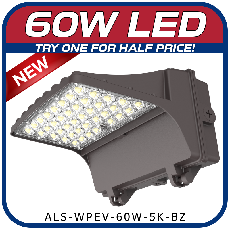 60W Evolution Series Full Cut Wall Pack