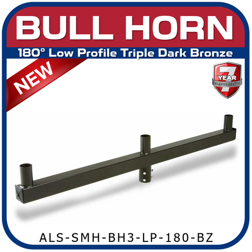 180° Low Profile Triple Bull Horn