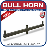 180° Low Profile Triple Bull Horn