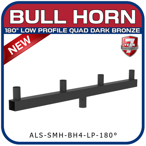 180° Low Profile Quad Bull Horn