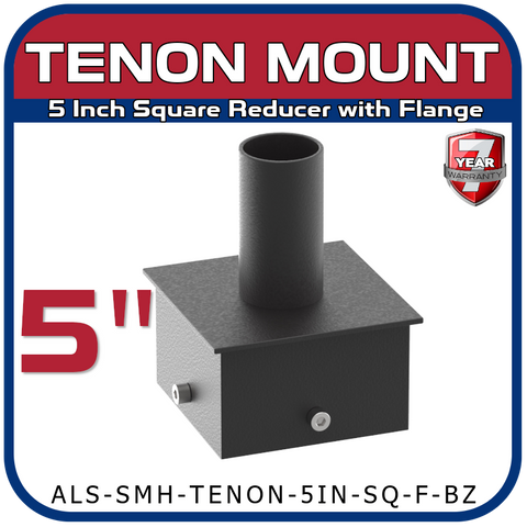 5 Inch Square Tenon Reducer with flange