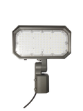 100W LED 3rd Generation 5000K Slip-Fitter Floodlight with Photocell