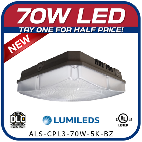 70W LED 3rd Geneation Canopy Light