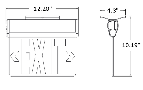 led emergency exit signs